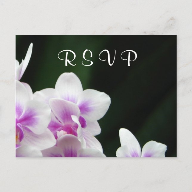 Carte postale Orchid RSVP (Devant)