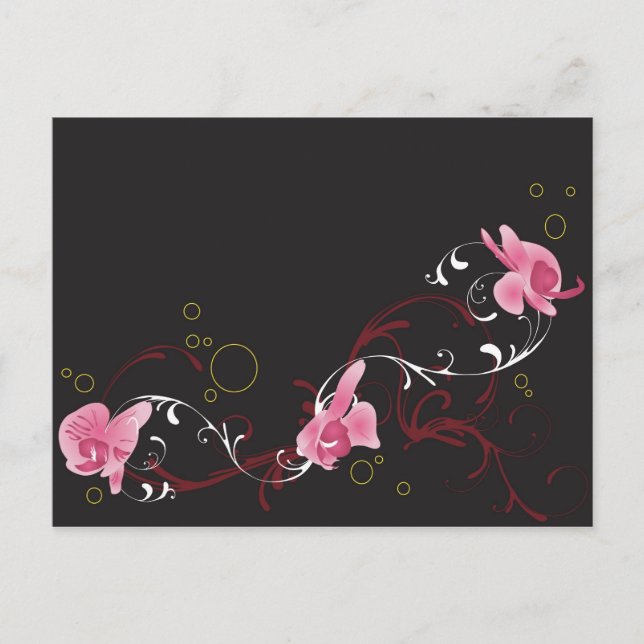 Carte postale Orchidées (Devant)