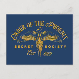 Carte Postale ORDRE DE PHOENIX Secret Society Graphic