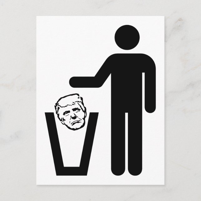 Carte Postale ordures (Devant)