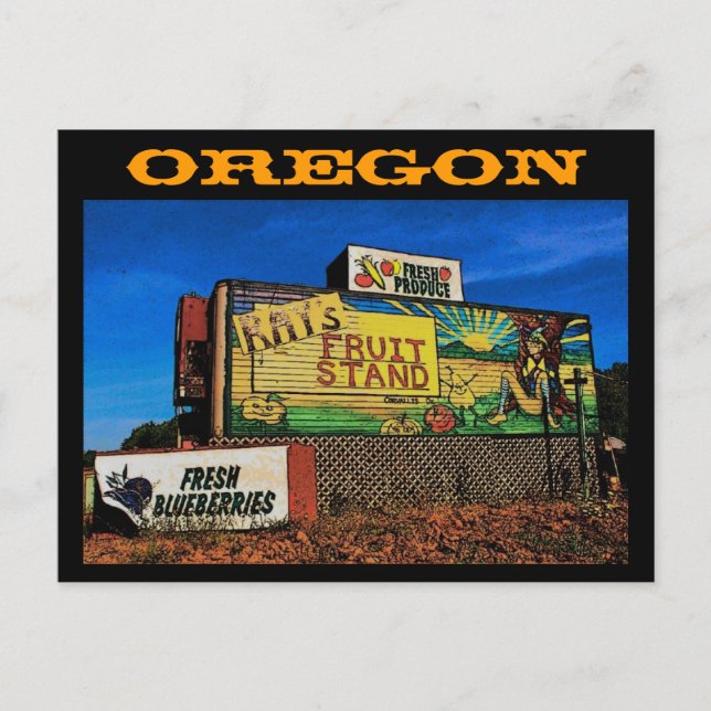 Carte postale Oregon (Devant)