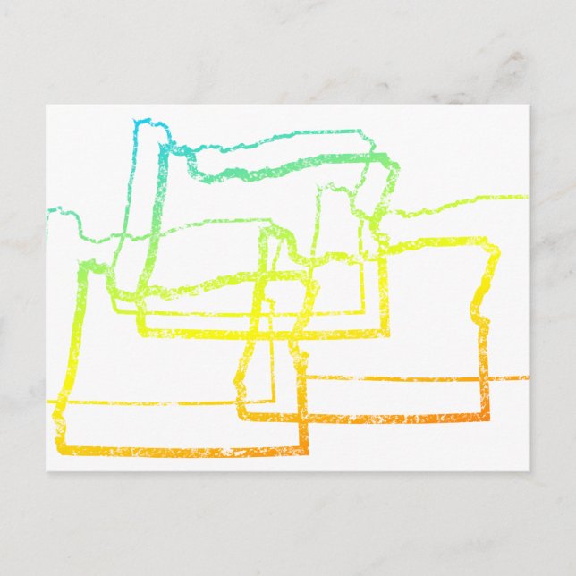 Carte Postale oregon chill flou (Devant)