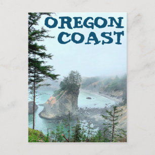 Carte Postale Oregon Coast Boardman Foggy Pittoresque Vue
