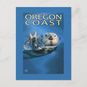 Carte Postale Oregon Coast Sea Otter
