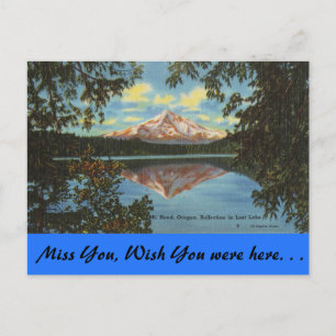 Carte Postale Oregon, Mt Hood, Lac perdu