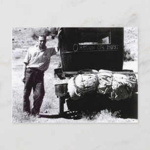Carte postale "OREGON OU BUST" ! Promo pour visite