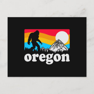 Carte Postale Oregon Pride Montagnes Bigfoot Vintage