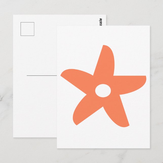 Carte Postale Oreiller Flower Thlow (Devant / Derrière)