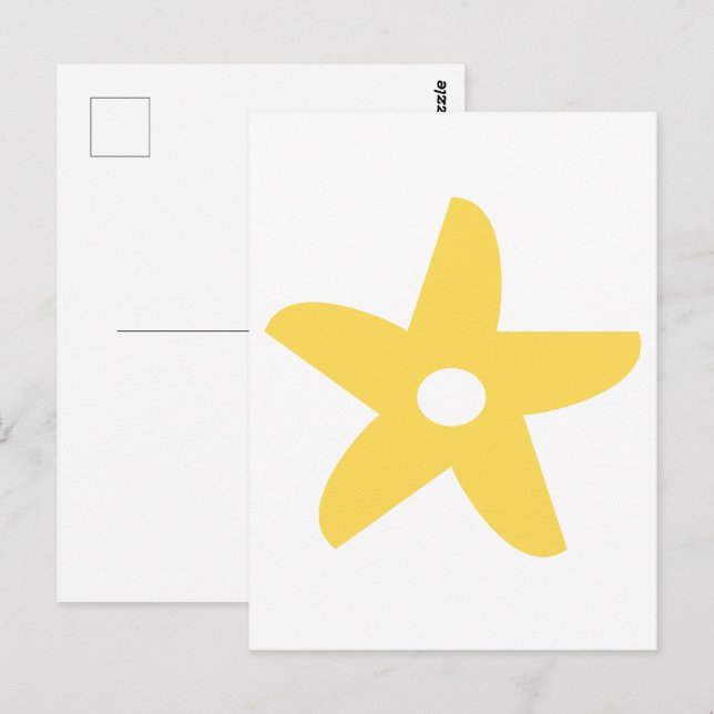 Carte Postale Oreiller Flower Thlow (Devant / Derrière)