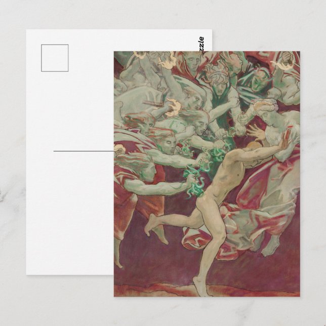 Carte Postale Oreste et les Furies de John Singer Sargent (Devant / Derrière)