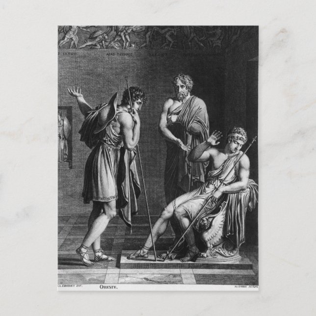 Carte Postale Oreste et Pyrrhus (Devant)