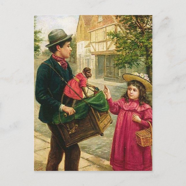 Carte Postale organe_grinder (Devant)