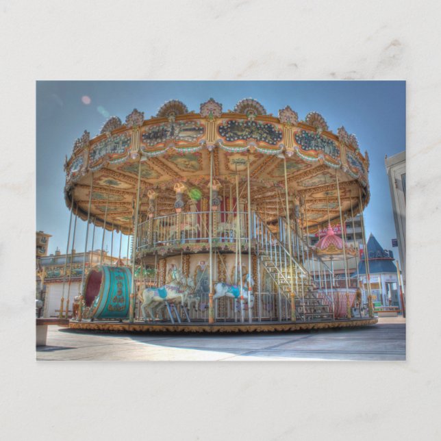 Carte Postale Organiser Carrousel extérieur (Devant)