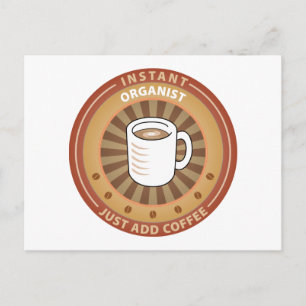 Carte Postale Organiste instantané