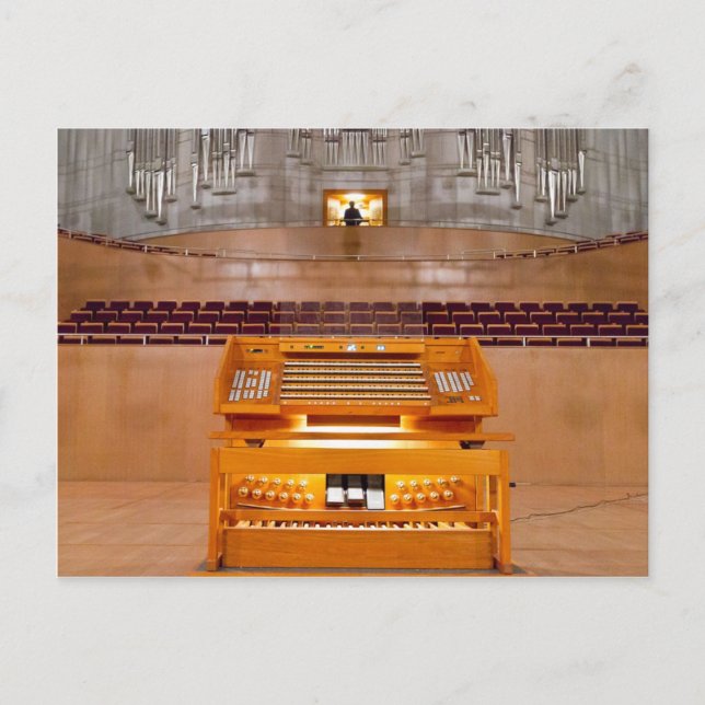 Carte Postale Orgue à tuyaux, Shanghai, Chine (Devant)