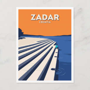 Carte Postale Orgue de mer, Zadar, Croatie Souvenir