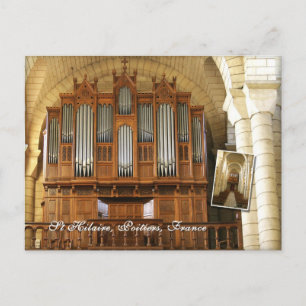 Carte Postale Orgue Poitiers