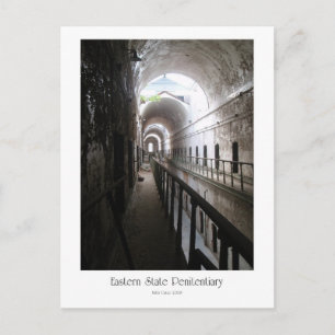 Carte postale orientale de prison d'état