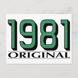 Carte Postale Original en 1981