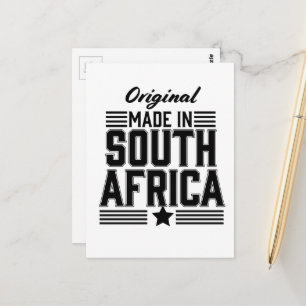 Carte Postale Original fabriqué en Afrique du Sud