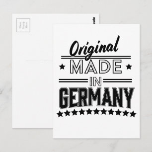 Carte Postale Original fabriqué en Allemagne