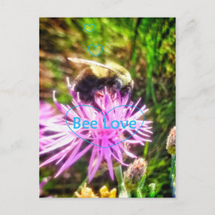 CARTE POSTALE ORIGINALE BEE LOVE