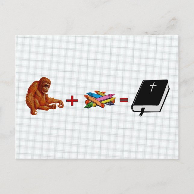 Carte Postale Origines de la Bible (Devant)