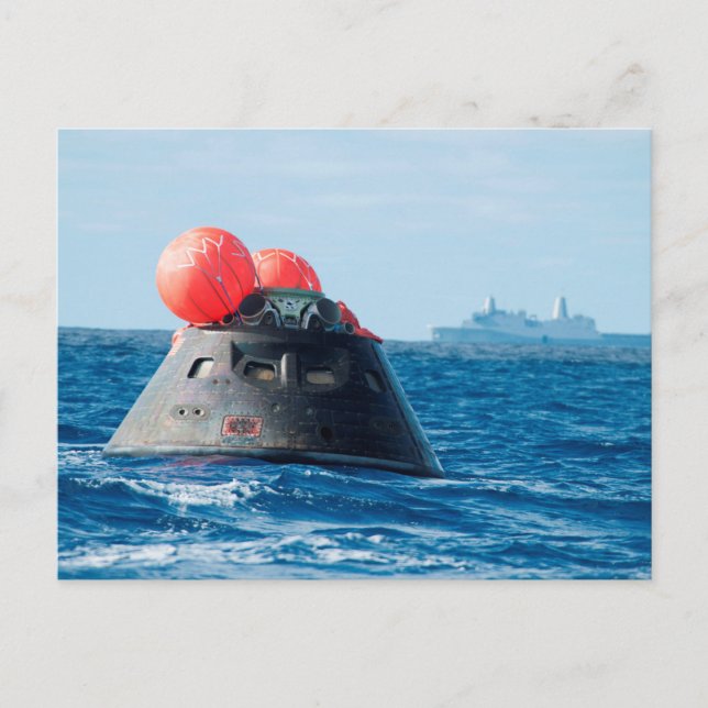 Carte Postale Orion Capsule Spacecraft Ocean Recovery (Devant)
