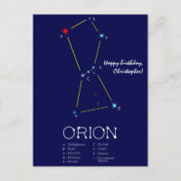 Orion de constellation de l'hémisphère nord