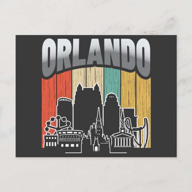 Carte Postale Orlando Florida Vintage (Devant)
