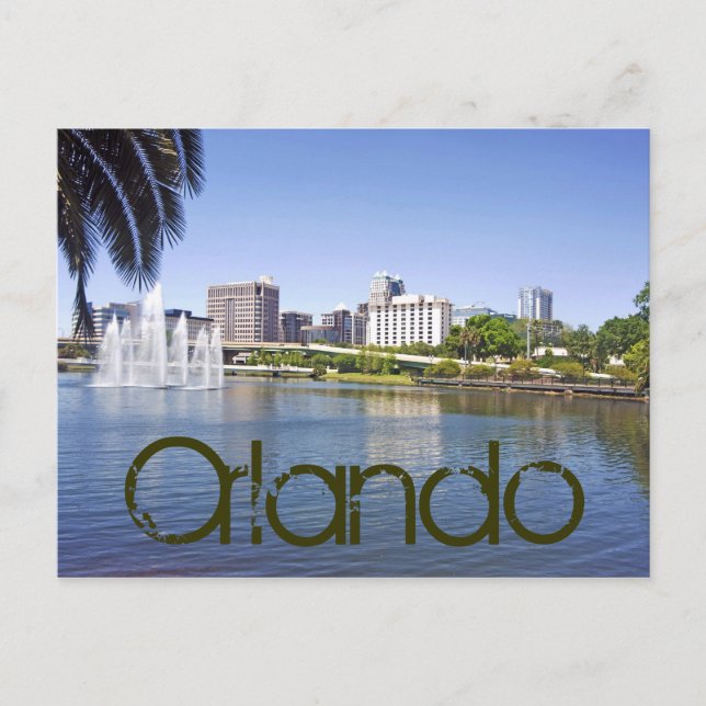 Carte Postale Orlando, Floride, États-Unis (Devant)
