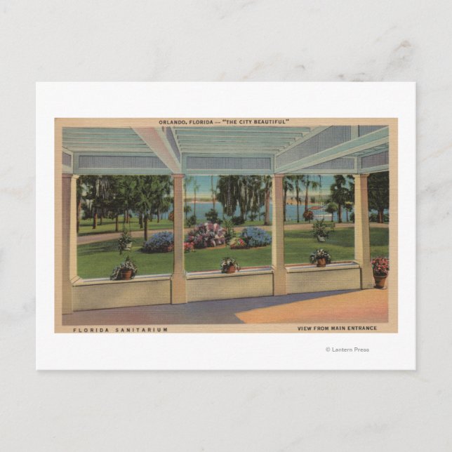 Carte Postale Orlando, Floride - Vue extérieure de la Floride (Devant)