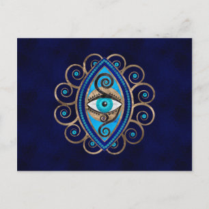 Carte Postale Ornement Amulet Eye Evil