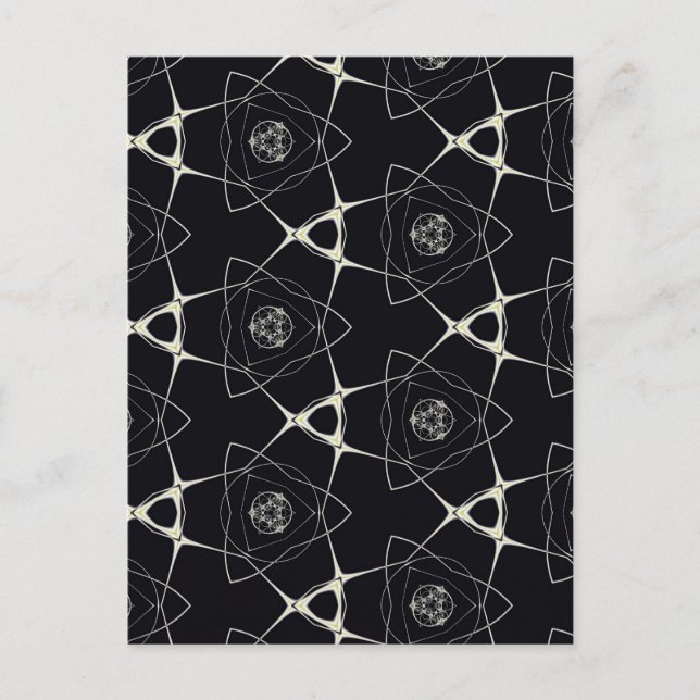 Carte Postale Ornement d'or (Devant)