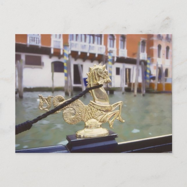 Carte Postale Ornement gondole de Venise (Devant)
