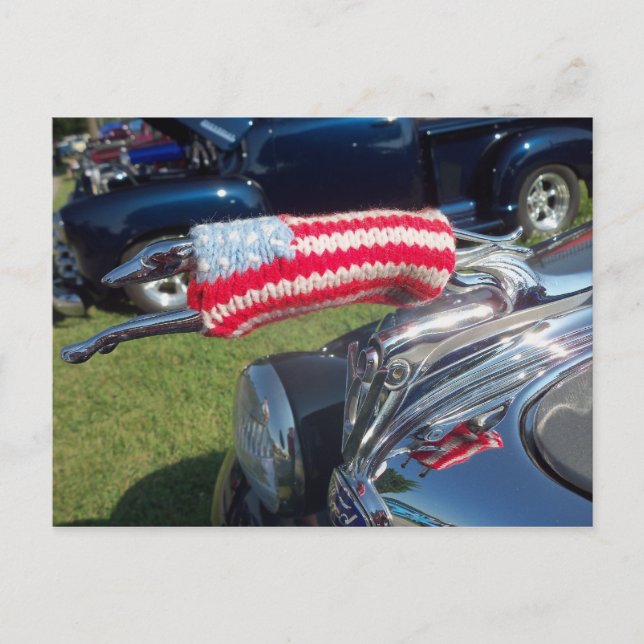 Carte Postale Ornement Greyhound Hood (Devant)