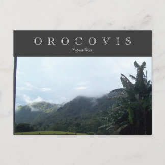 Carte Postale Orocovis, Porto Rico
