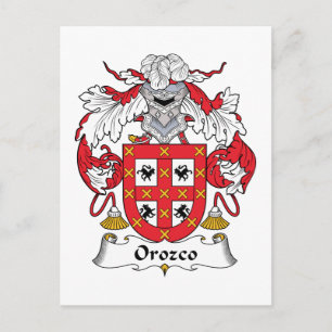 Carte Postale Orozco Family Crest