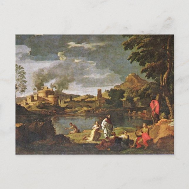 Carte Postale Orphée Et Eurydice Par Poussin Nicolas (Devant)