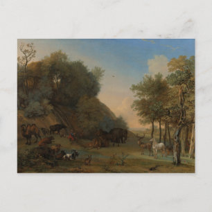 Carte Postale Orphée et les animaux