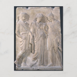 Carte Postale Orphée, Eurydice et Hermes