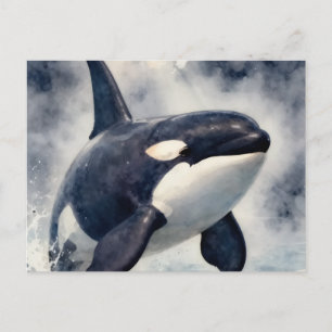 Carte Postale Orque Vagues orageuses