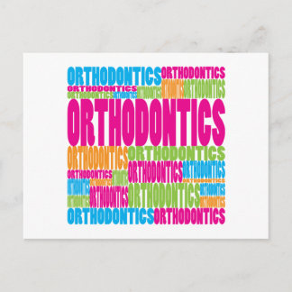 Carte Postale Orthodontie colorée
