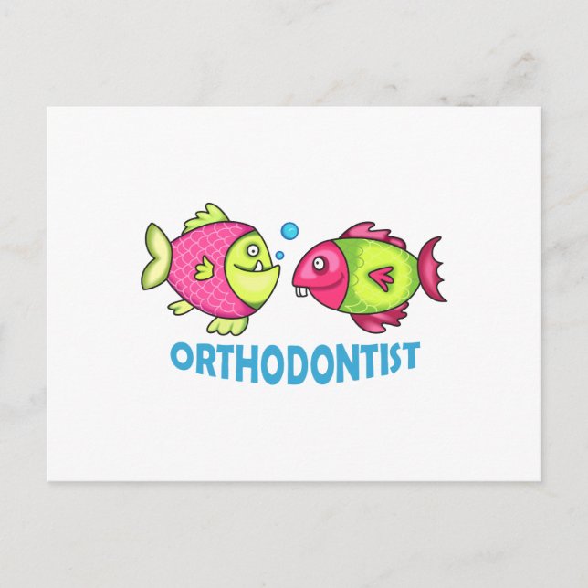 CARTE POSTALE ORTHODONTISTE (Devant)