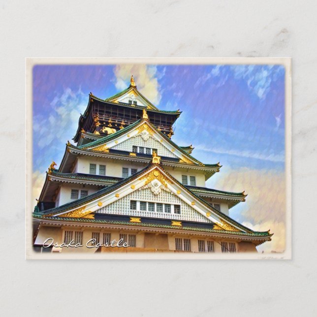 Carte Postale Osaka Castle ポストカード (Devant)