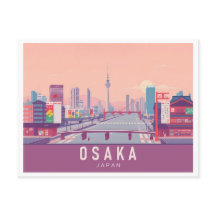 Osaka Japan Pastel Voyage Design
