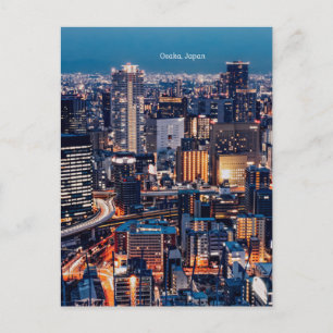 Carte Postale Osaka Japon, photo de la ville