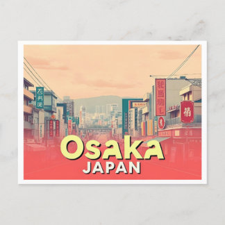 CARTE POSTALE OSAKA JAPON VINTAGE