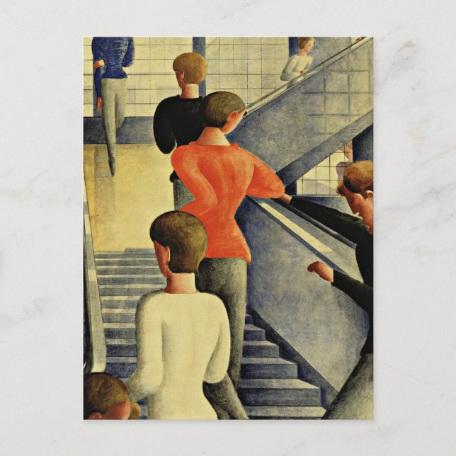 Carte Postale Oskar Schlemmer - Escalier Bauhaus (Devant)