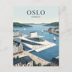 Carte Postale Oslo Norvège